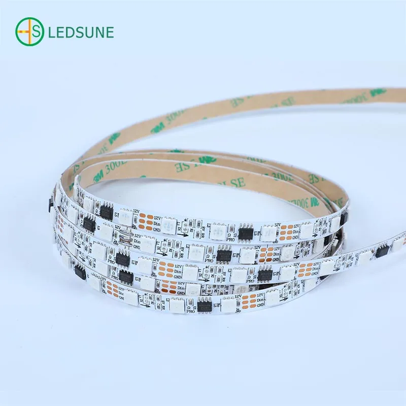 WS2811 8 мм PCB адресуемый RGBIC Dream Color 60 пикселей Magic 12 В цифровой RGB светодиодная лента