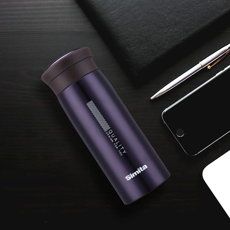 
Simita Double Wall 304 Stainless Steel Business drink Bottle Portable Modern Fashion Vacuum Flask For Office 