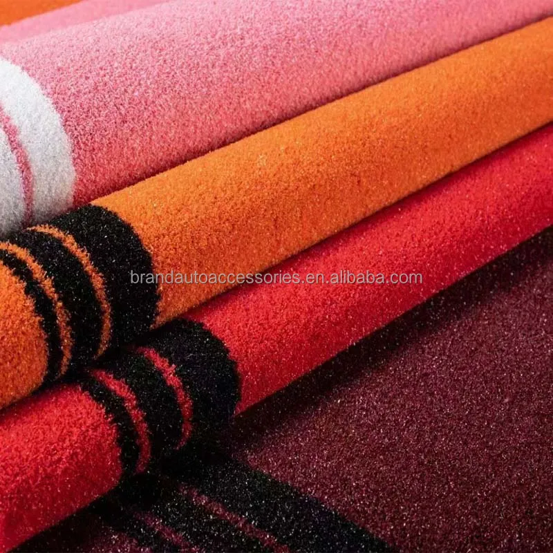 Auto Universal Car Carpet floor mats with PE Coating /PVC/TPR Material Black Heavy Duty Anti-skid Needle Punched Auto Carpet