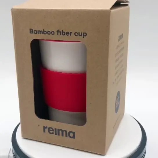 Hot-selling Custom bpa-free ecological natural coffee mug biodegradable reusable bamboo fiber coffee travel mug cup with lids