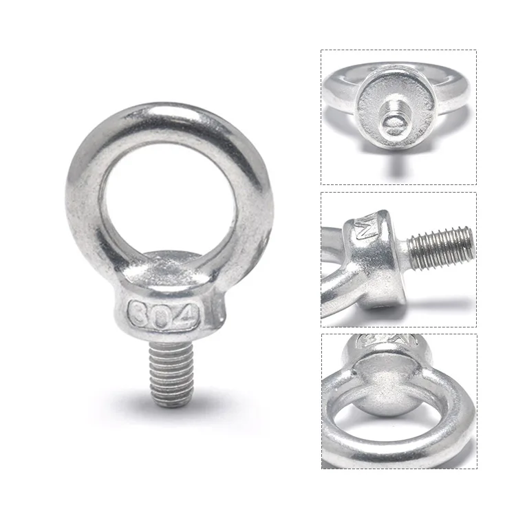 Углеродистая сталь из нержавеющей стали Din580 M8 M10 M12 M16 индивидуального размера глазные болты