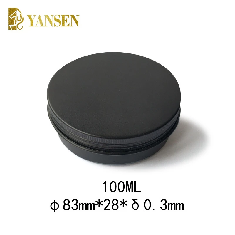 wholesale 100g silver aluminum jars aluminum cream jar aluminum cosmetic jar