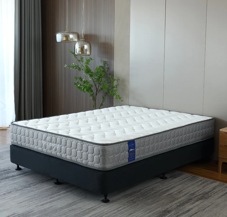 Manufacture Mattress Factory making Single Double Size Tight Top King Size Spring Mattress Pocket Spring Roll Up Mattress