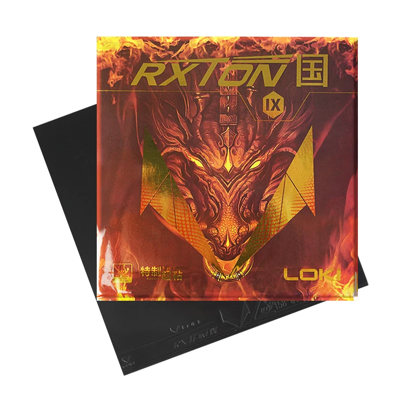 Loki Rxton 9 high spin table tennis rubber 2.1mm thickness sticky ittf approve table tennis racket rubber
