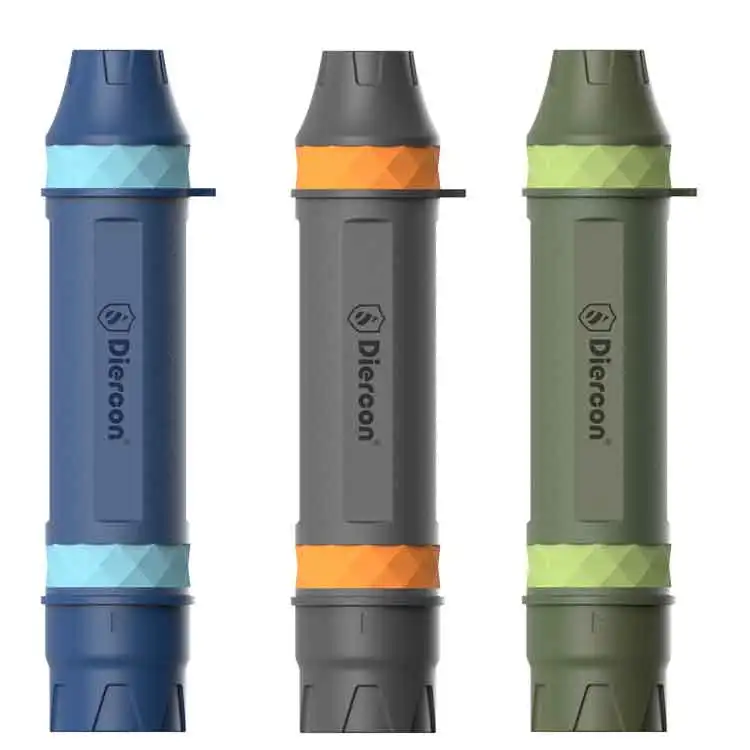 Diercon Outdoor Gear Mini Straw Water Filter Survival Kit Direct Drinking Fresh Water