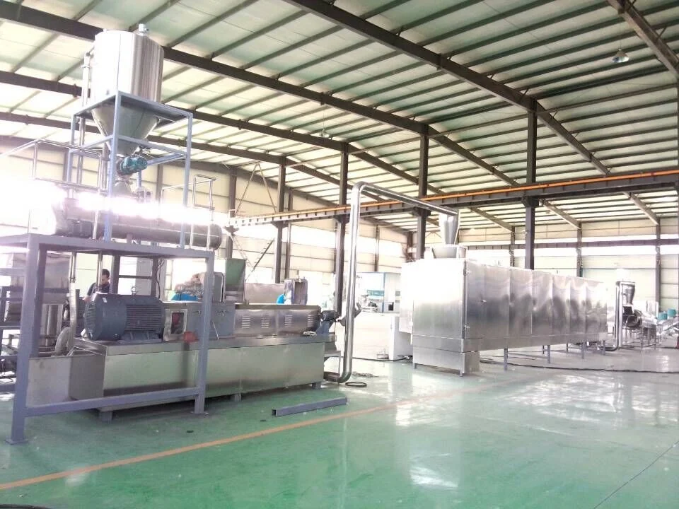 100-150 KG/H Pallet food snack extruder processing line industrial corn puffs cheese ball corn snacks making machine