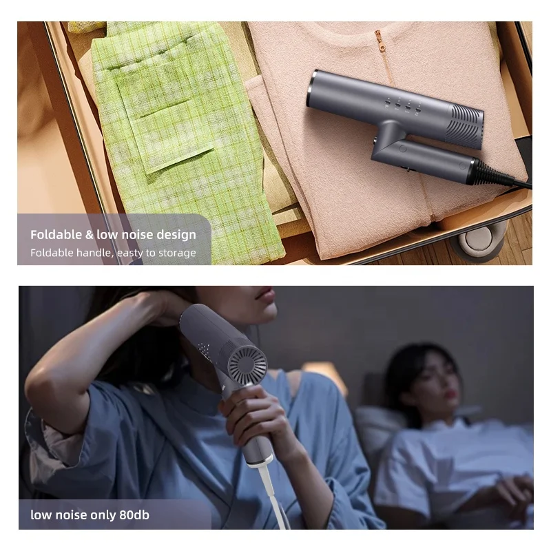 Special Design Fast Far Infrared Styler Diffuser Brushless Motor Foldable Hair Dryer