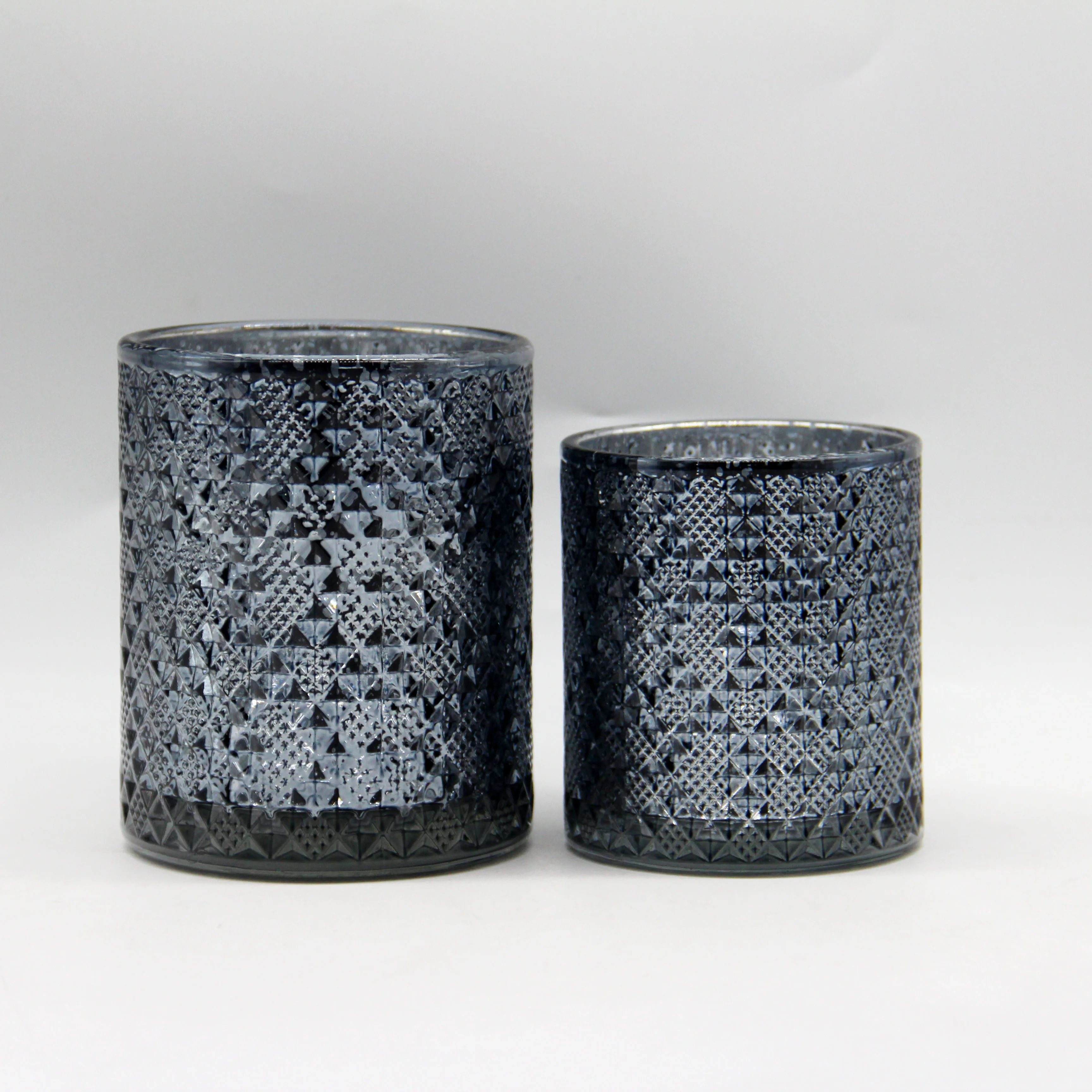 wholesale candle jars black glass candle jars for making candles