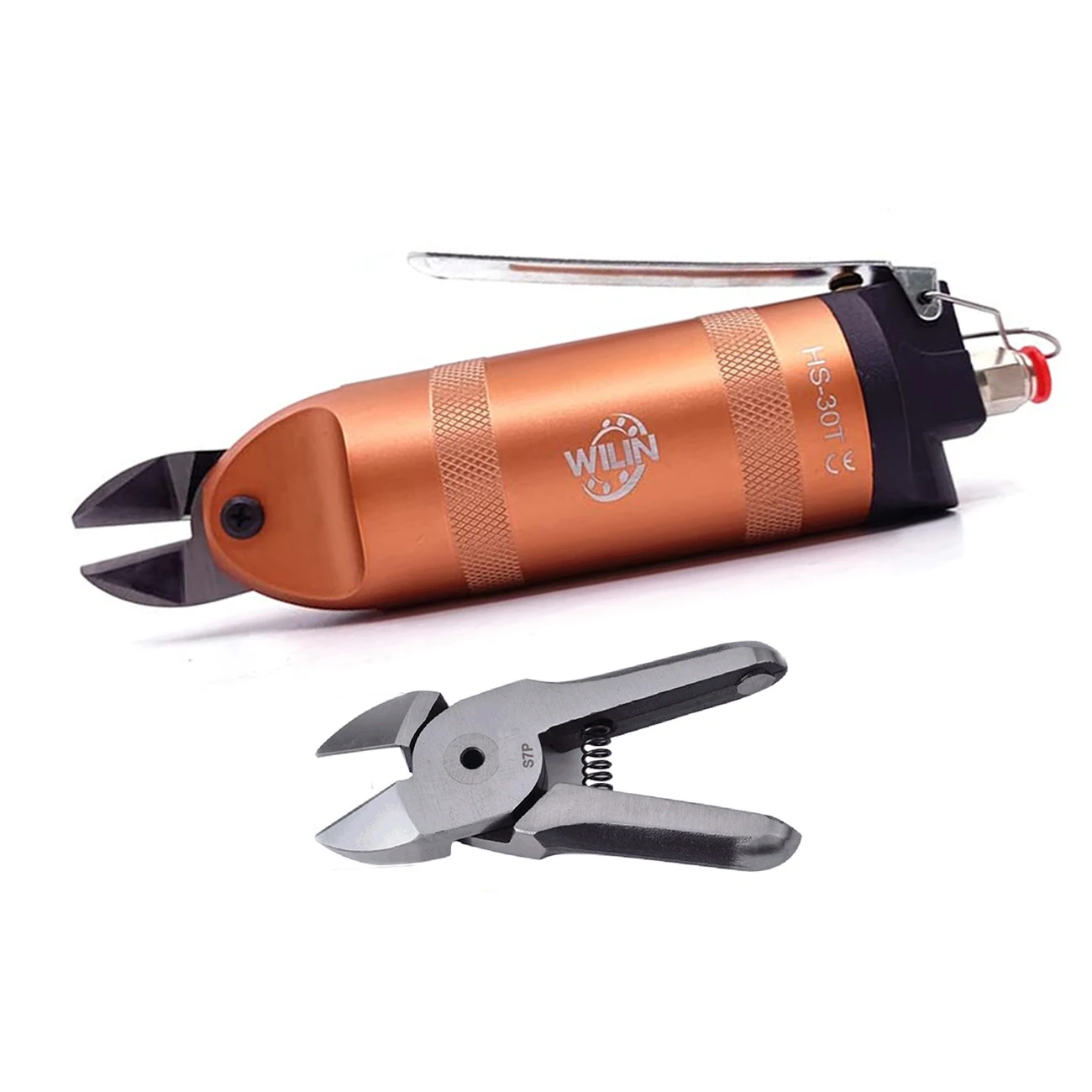 Air Nipper 10 Gauge Cable Metal Wire Mesh Shear for Cutting Pliers 3.3mm Copper 2.8mm Iron Steel With 2 Blade