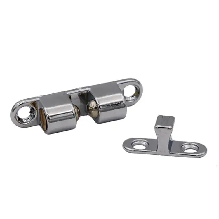 Manufacture small box metal accessories steel catch door double roller ball catch