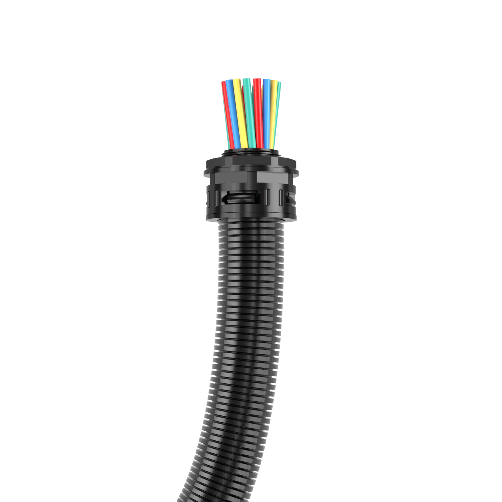 PA material AD18.5 Nylon electrical decorative corrugated flexible conduit