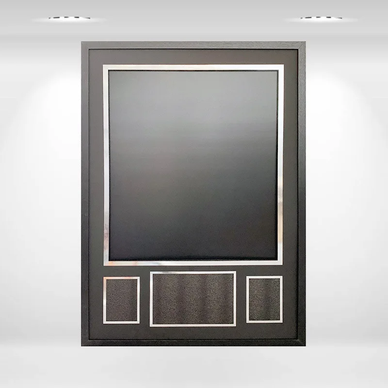 Custom 16x20 inch black Box Gifts Football Shirt Frame jersey wall display case 3D art shadow box frame