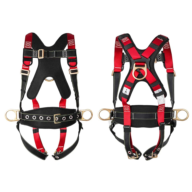 high tenacity fall arrest protector full body safety harness belt