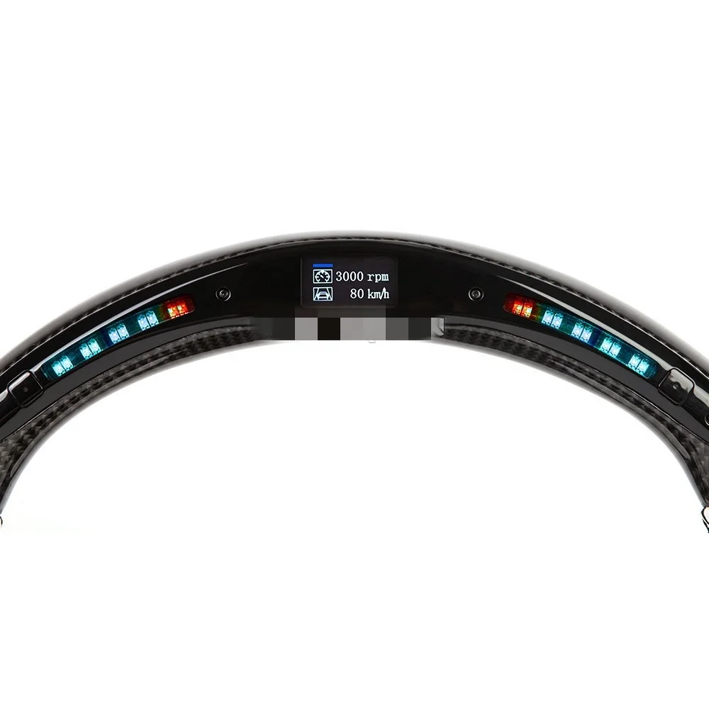 LED Steering Wheel Fit For Audi RS 2016-2020 Carbon Fiber Wheel
