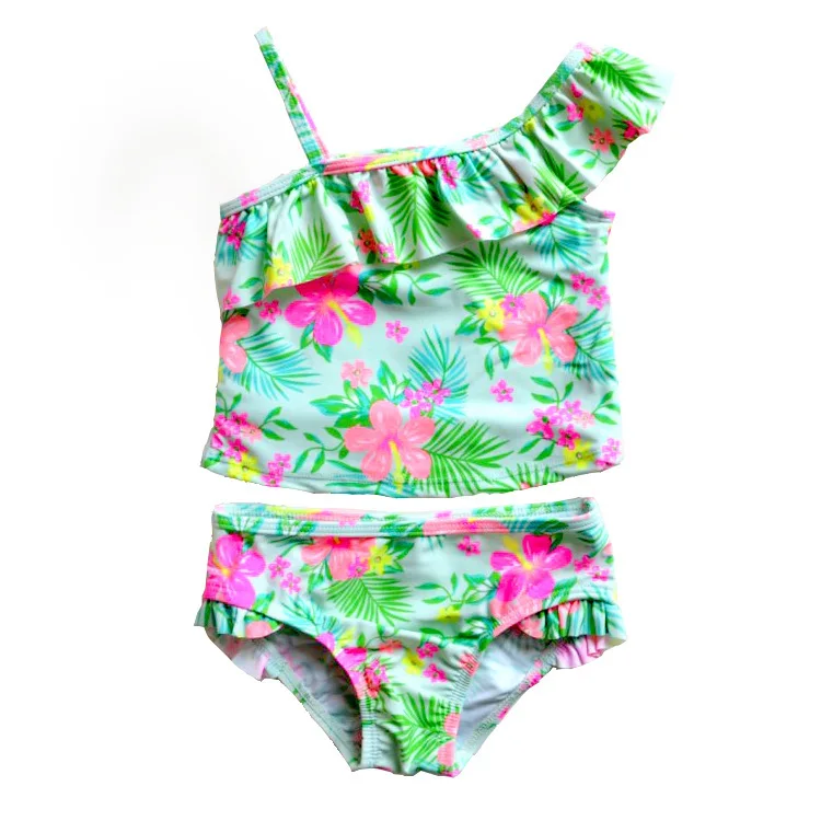 
Summer Baby Girl Boutique Clothes Cake Floral Skirt Swimsuit Outfits 
