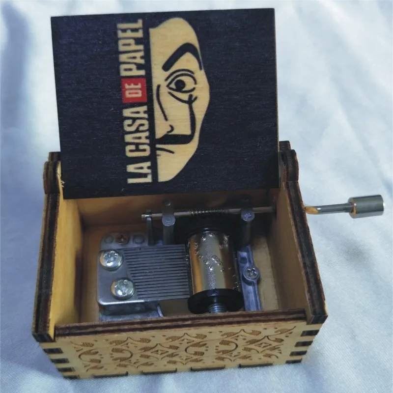 Бумажная музыкальная шкатулка Bella Hello, Музыкальная шкатулка с механизмом 18 Note, музыкальная шкатулка под старину, лучший подарок для детей, друзей