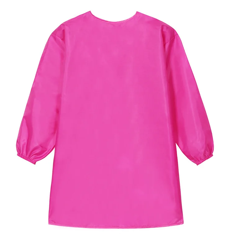 Customizable Baby Bib Long Sleeve Polyester Apron with Logo Waterproof Feeding Sublimation for Children