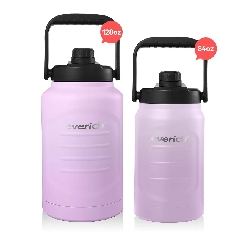 Stainless Steel Vacuum Insulated Beer Growler, Rugged Growler with Stainless Steel Interior, 36 Hours Cold