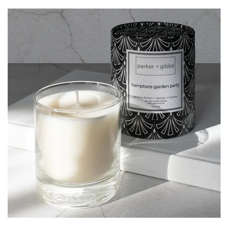 Роскошная банка для свечей на заказ с крышкой и подарочной коробкой упаковочные коробки