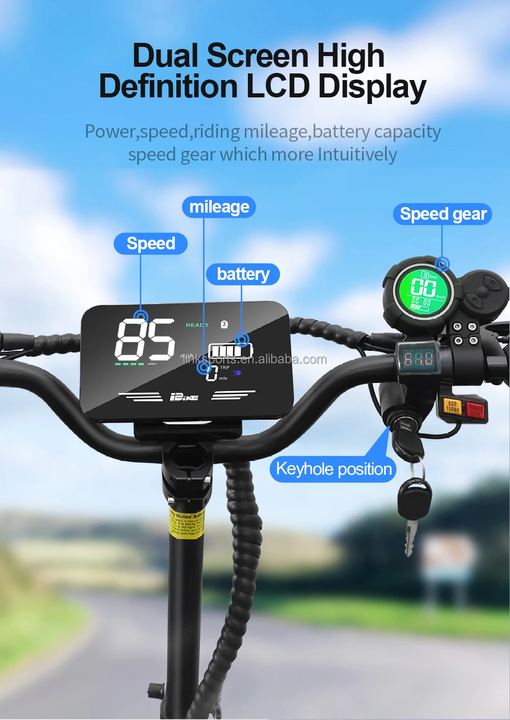 Latest speedy all terrain powerful 13 inch off-road tires  8000w  adult two wheel foldable city urban electric scooters