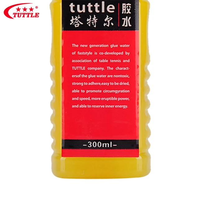 
TUTTLE 300ml Organic glue water Table Tennis racket Special-purpose Sticky beat gluewater Rubber adhesive 