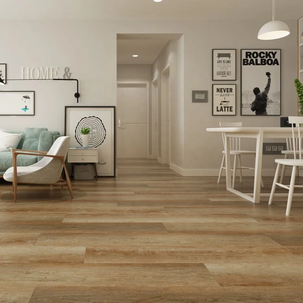 Good quality China factor Wood Plastic  4mm 5mm Vinyl Plank pvc spc flooring