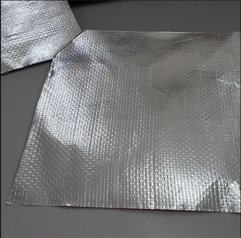 double side MPET reflective woven foil for roof sarking