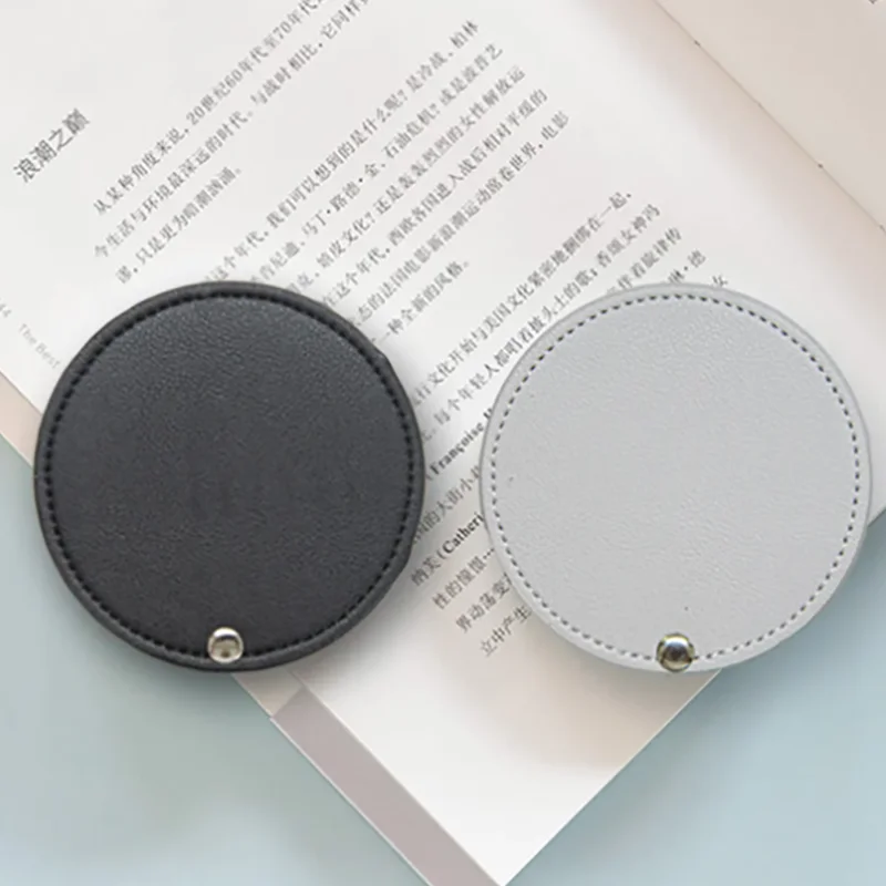 Custom Stainless Steel Cosmetic Mirror Portable Round Pocket Mirror Travel Makeup Compact Mirror Gifts for Women