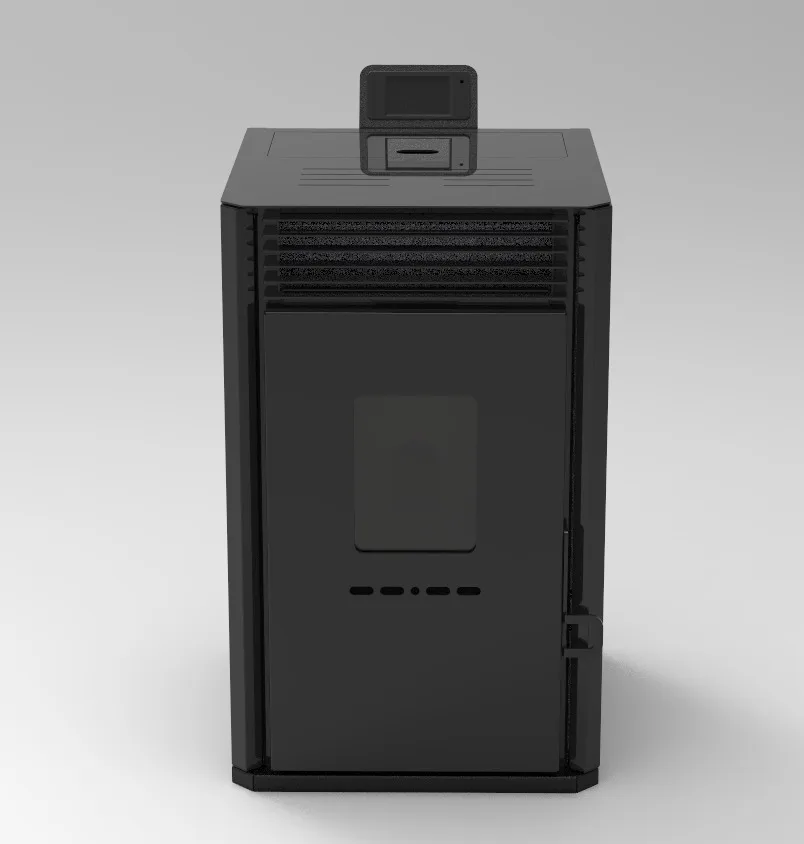 Hot sale European style high quality wood pellet stove pellet fireplace with large hot air outlet for indoor room used