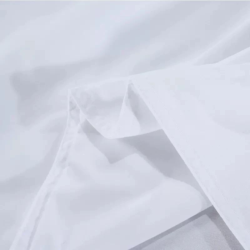 High quality cheap price hotel bedroom bed sheets sets polyester cotton blend hotel bedding set