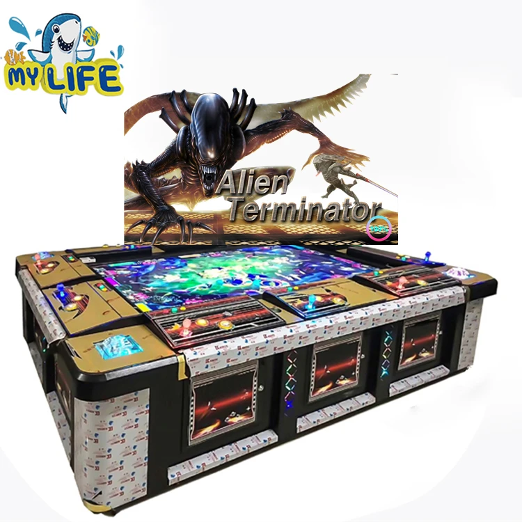 2021 Tools For Fish Games Generator 10 Player Arcade Fish Game Alien Terminator Coin Operated Game Machine