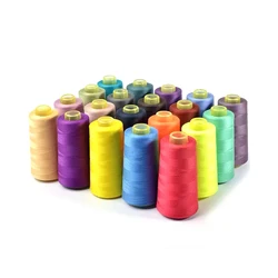 Factory Sale Dyed Spun 100% Polyester Sewing Thread  For Machine Sewing Supplies
