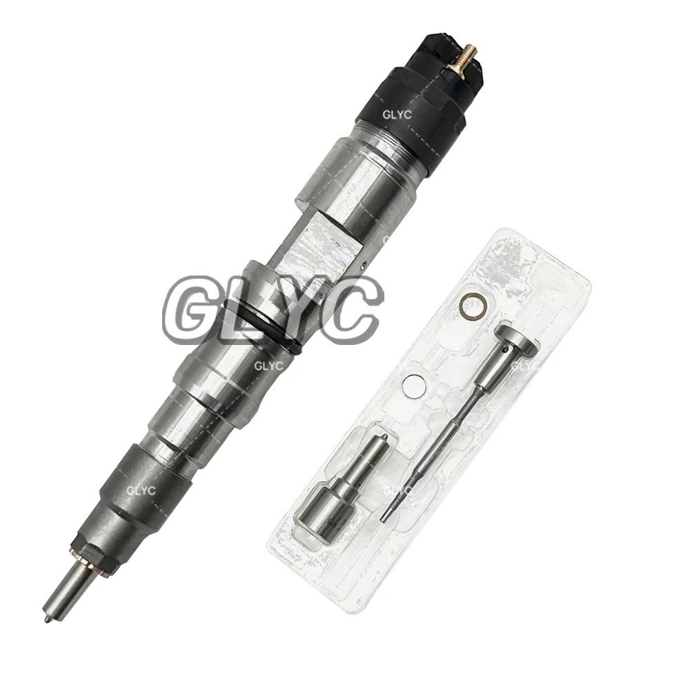 Diesel Engine Common Rail Fuel Injector 0445120593 F00RJ04527 0 445 120 593 F 00R J04 527 For Bosch Cummins Dongfeng DDI Truck