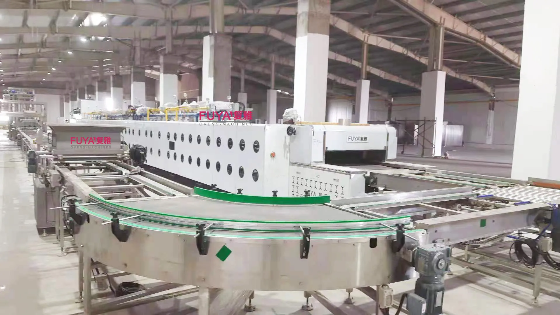 Automation Bakery Equipment Tunnel oven / Toast Bread Automatic Production Line