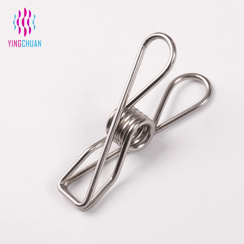 Wholesale Sale Metal Laundry Clothing Stainless Steel Peg durable 316 stainless steel clothes metal pegs
