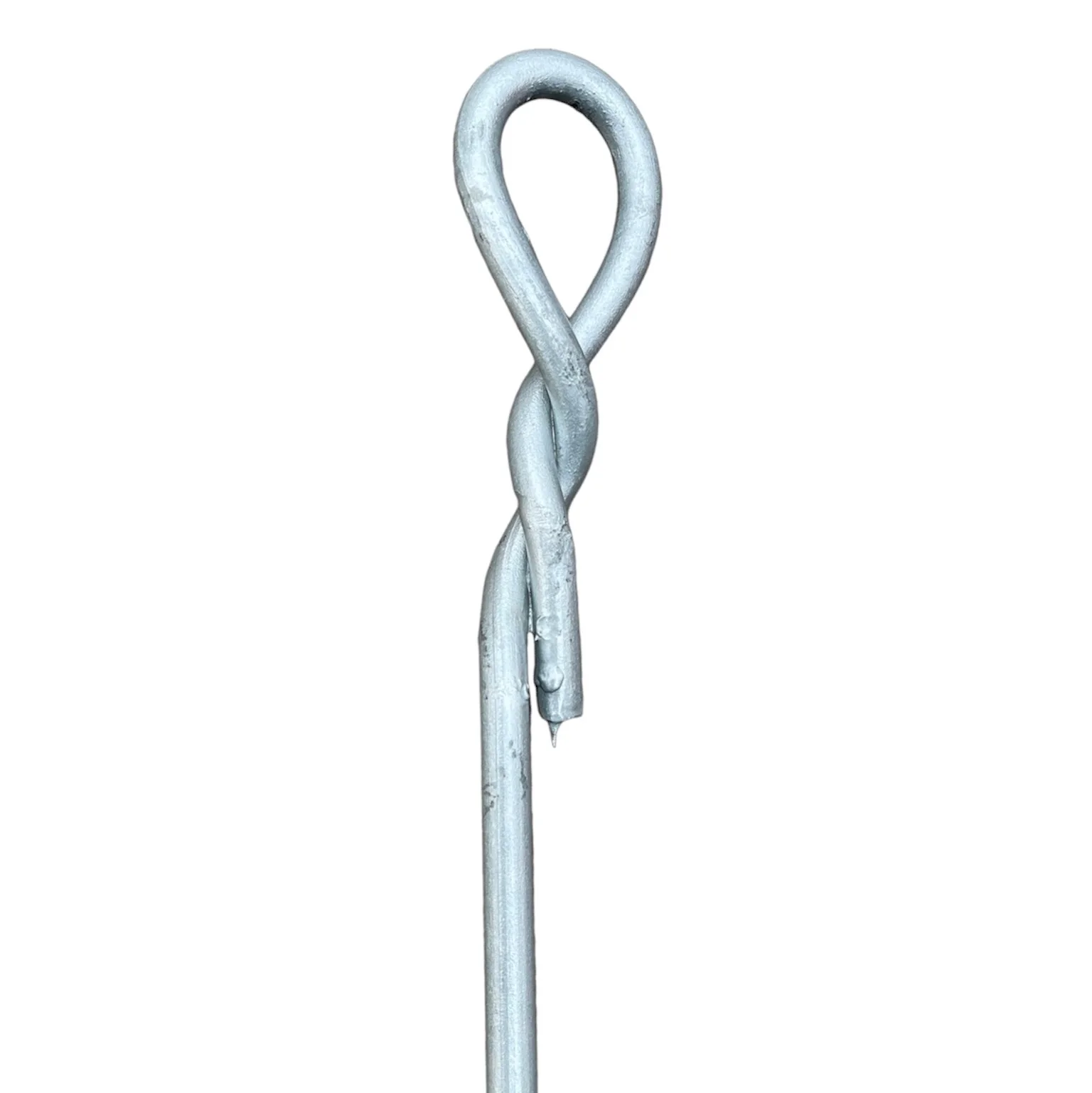 Premium Quality Raw Rod Eye Hook L. 1700 Mm Dia.14 Windproof Vineyard Support Anchoring System