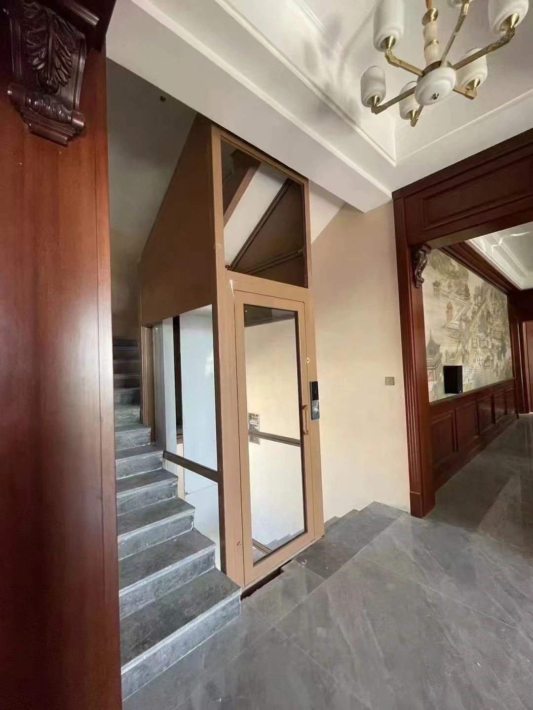 mini home hydraulic cheap 2 3 4 floor residential house lift home elevator for house construction