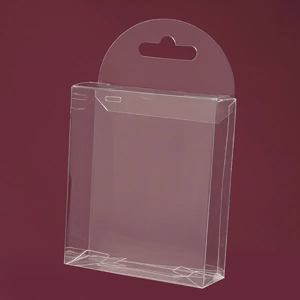 Wholesale Low MOQ Clear Plastic PVC Packaging Boxes High Quality Transparent PET Plastic Retail Packaging Box for Business