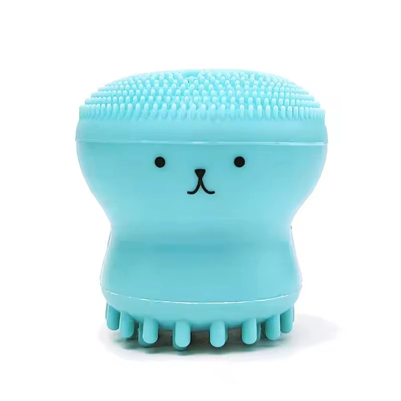 Super Soft Silicone Face Wash Cleanser Brush Massage Exfoliante Facial Cleansing Octopus Face Washing Brush