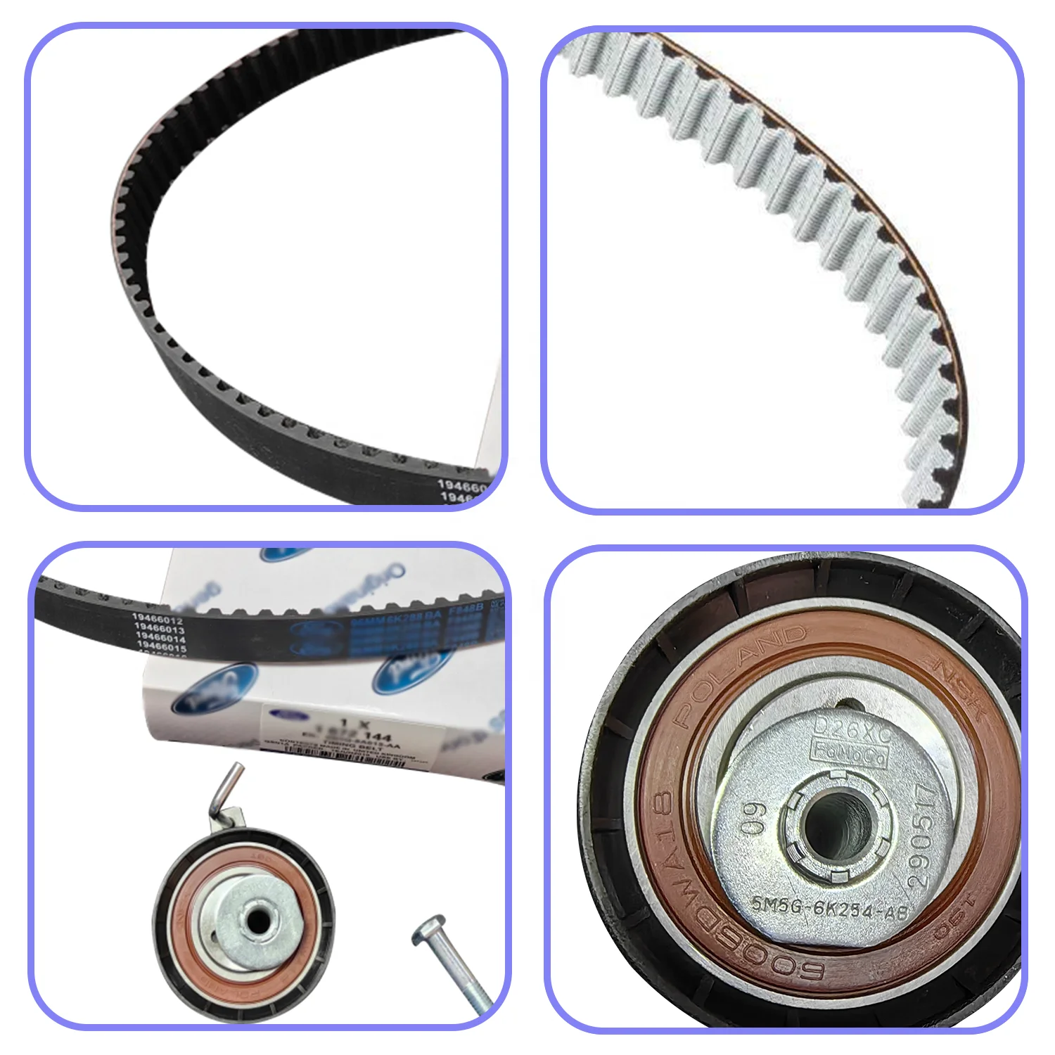 MANER Auto Engine Systems 2045356 1004297 Quality Assurance Timing Belt Kit FOR Ford FOCUS II Fiesta VI 2 1.6 TI 2004-2012