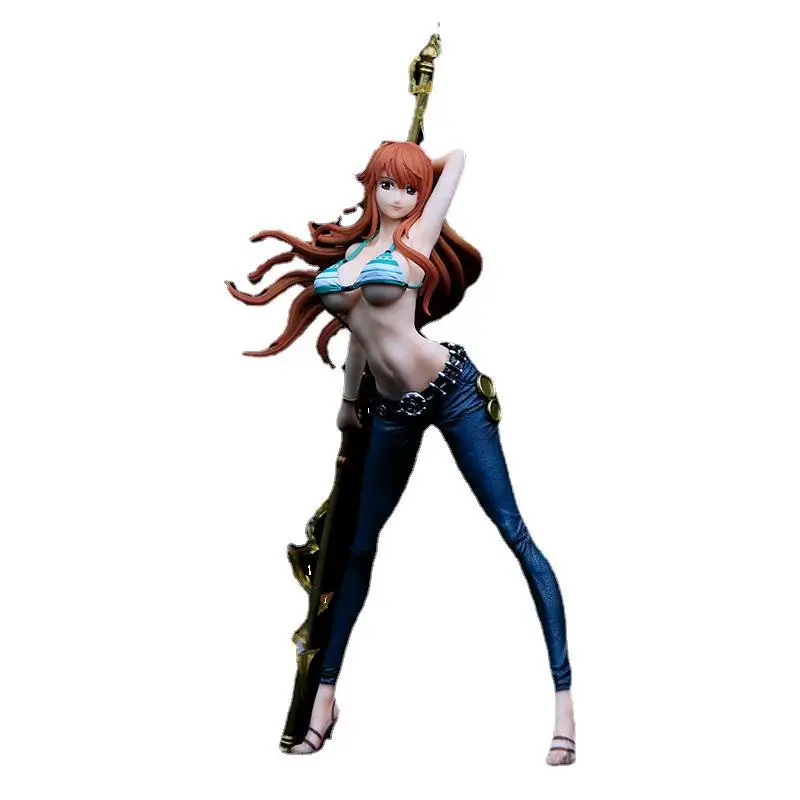 40cm Action Figures Japan Anime GK Hunter Fan Nami one pieced action figure for collection