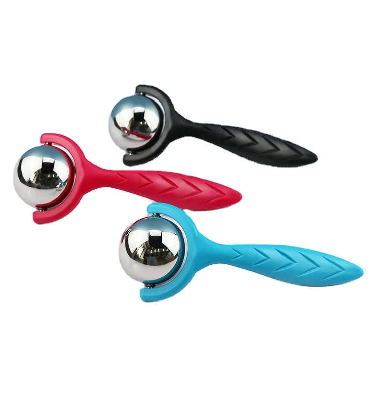 Sports Relax ice roller massager rotating massager ball with handle
