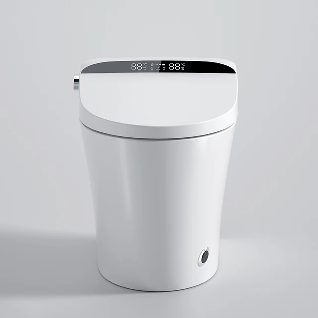 square design one piece intelligent toilet auto open high quality ceramic s-trap siphonic flush wash and dry 110v 220v american