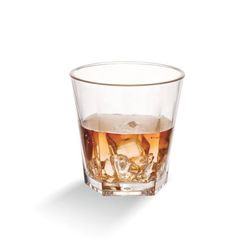 8oz Polycarbonate Drinking Glass Plastic Restaurant Glass Round Unbreakable Drinking Glass