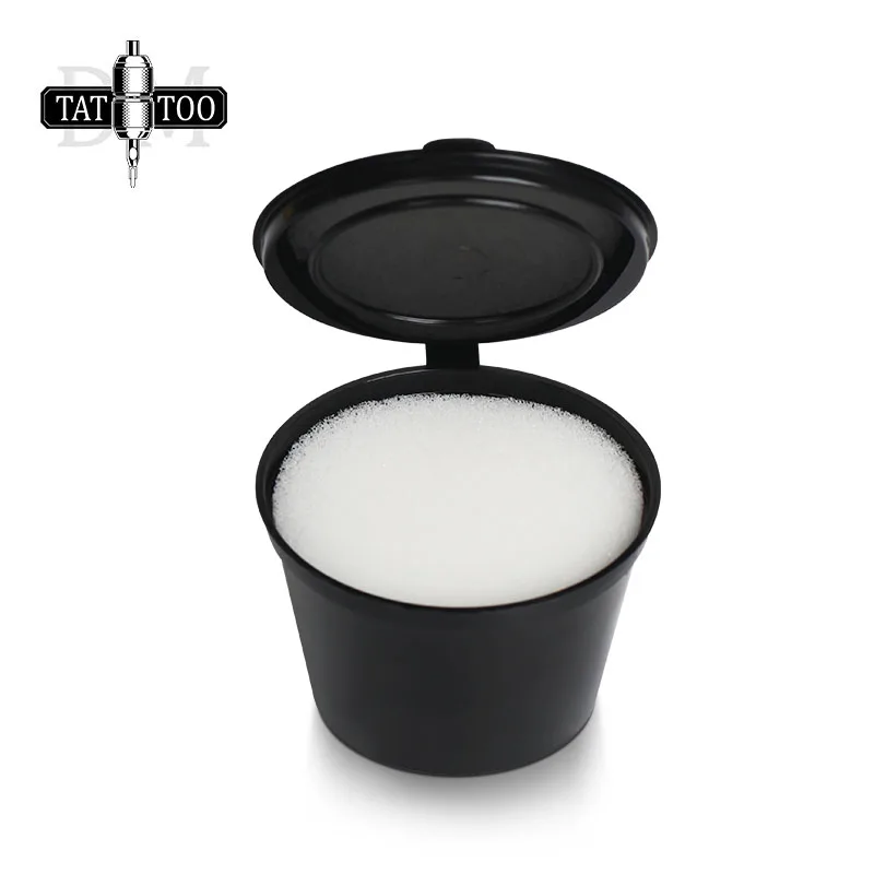 18Pcs/box  Professional Disposable Plastic Dip Foam Tattoo Cup  Tattoo supplies  Washing cup for Cleaning  tattoo needles