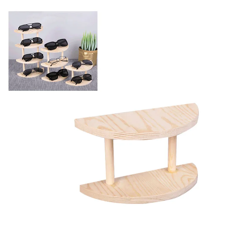 2/3/4/5 слойная деревянная стойка для демонстрации солнцезащитных очков
