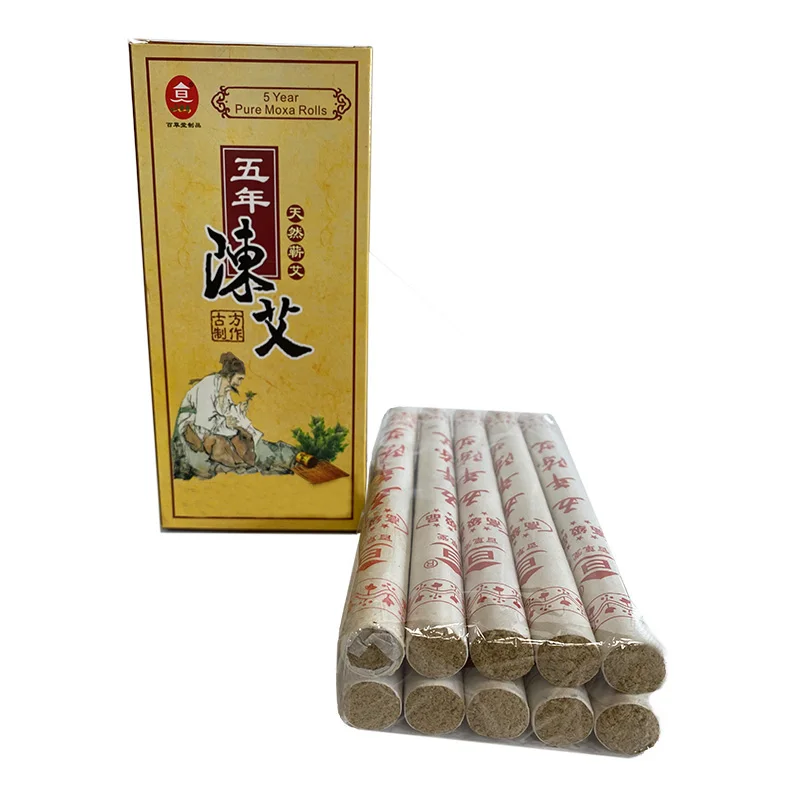 5years Moxa  Rolls Moxibustion Chinese Medicine  Mugwort Moxibustion  Herbal Moxa Stick