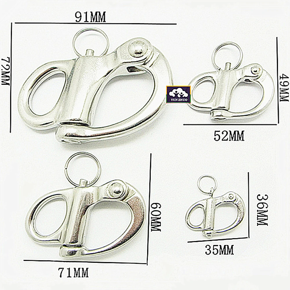 Adjustable snap shackle fixed snap shackle swivel eye snap shackle