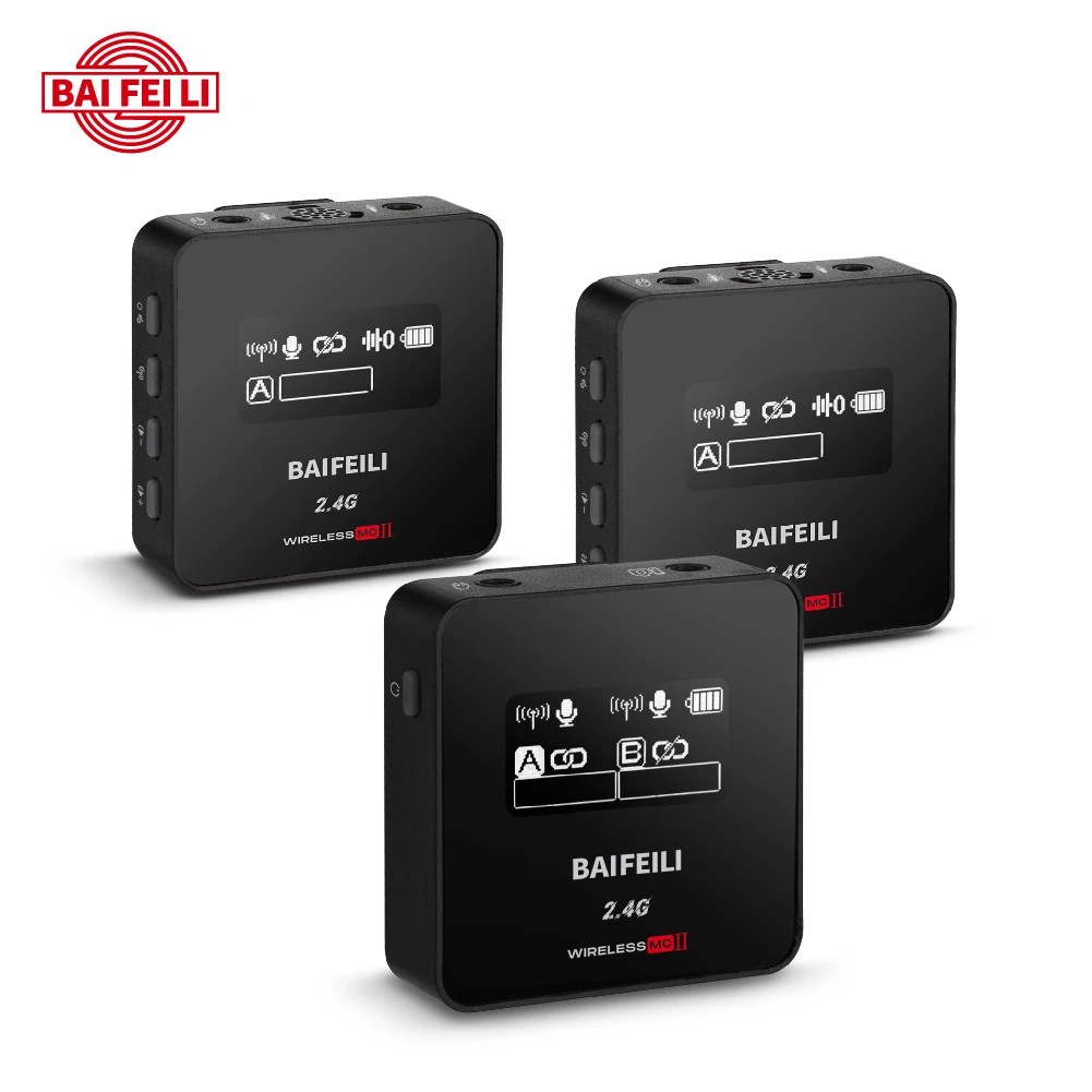 BAIFEILI Wireless Microphone with Head-mounted Wireless Microphone for Voice Amplifier Speaker