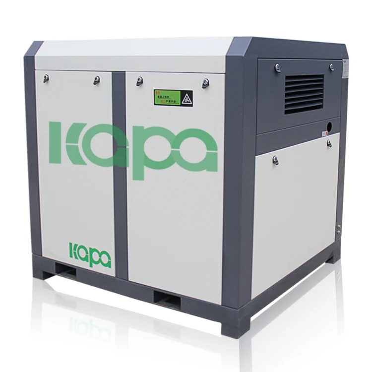 Industrial KF-20HP Oil-free Screw Air Compressor 15kw Fixed/ Variable Speed Oil-less Machine